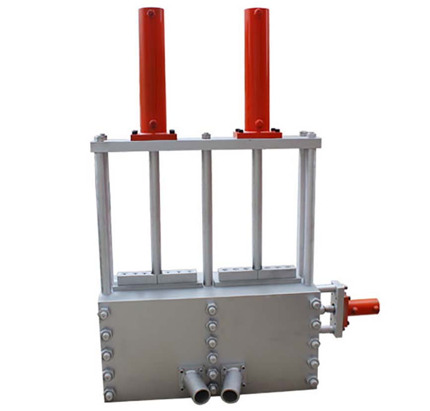 Hydraulic double die